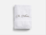 Embroidered personalised Mr Mrs Bride Groom Wedding Bath Towel gift