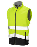 Result Safe-Guard Hi Vis Softshell Bodywarmer Jacket (R451X)